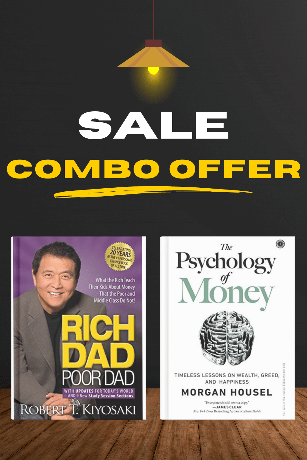 Rich Dad Poor Dad and Psychology Of Money Combo